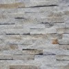 Akmens panelis „White/Yellow Quartz” 15 x 60 cm, (1pak=0,63m2)